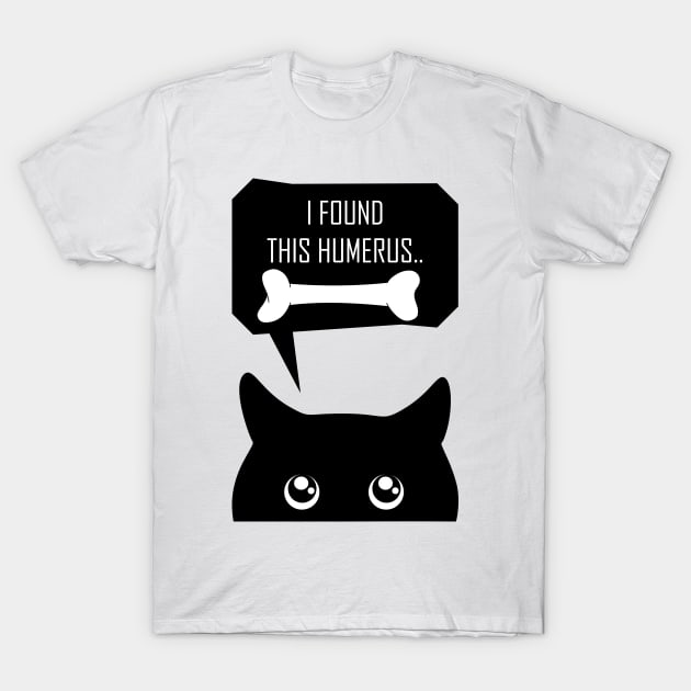 I found this humerus cat shirt online